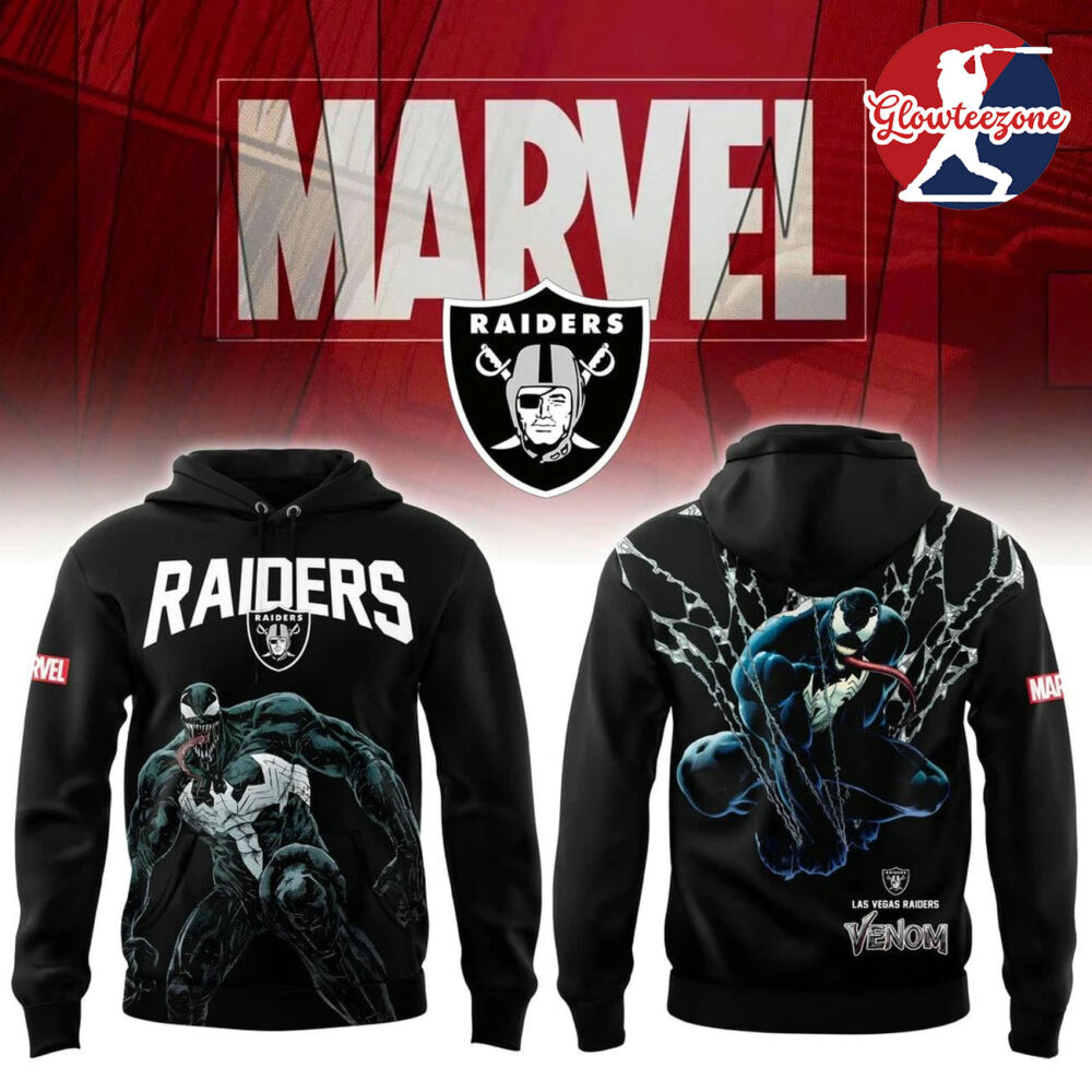 Las Vegas Raiders Venom Marvel Special Edition Hoodie