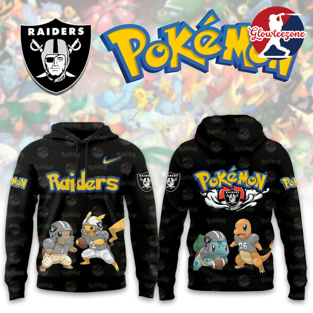 Las Vegas Raiders x Pokemon Special Edition Hoodie