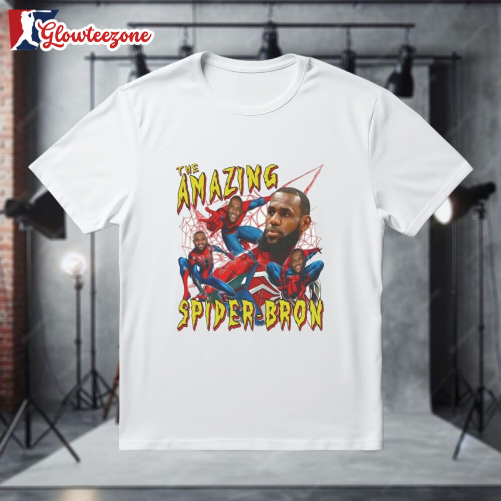Lebron James The Amazing Spider bron T shirts 1