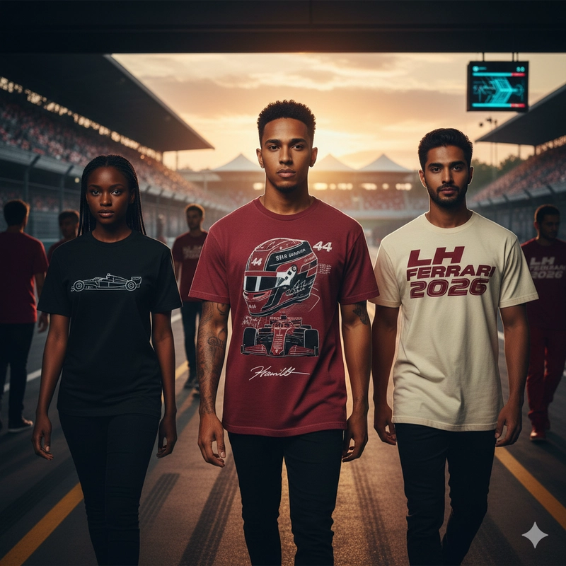 Lewis Hamilton Shirt Designs and Collectible Graphics