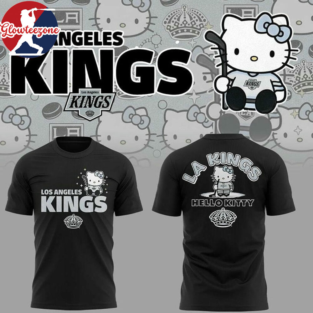 Los Angeles Kings 2026 Celebrate Hello Kitty Night Two Sided Shirt