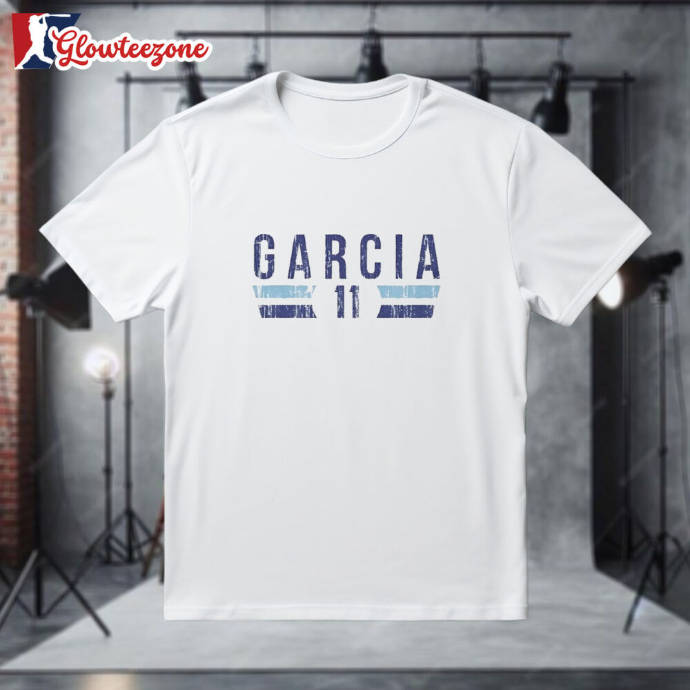 Maikel Garcia 11 Kansas City Royals Player Name And Number Shirt 1