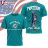 Miami Dolphins NFL 250 Years of American Freedom Logo 3D T-Shirt Sweatshirt Hoodie 1 Miami Dolphins NFL 250 Years of American Freedom Logo 3D T Shirt Sweatshirt Hoodie