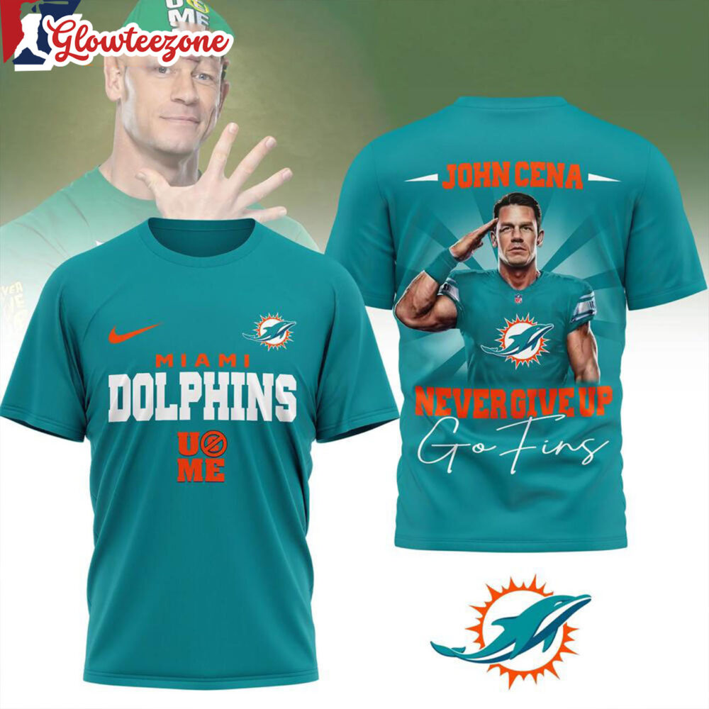 Miami Dolphins NFL John Cena Fan Special New All Over Print Shirtxxx