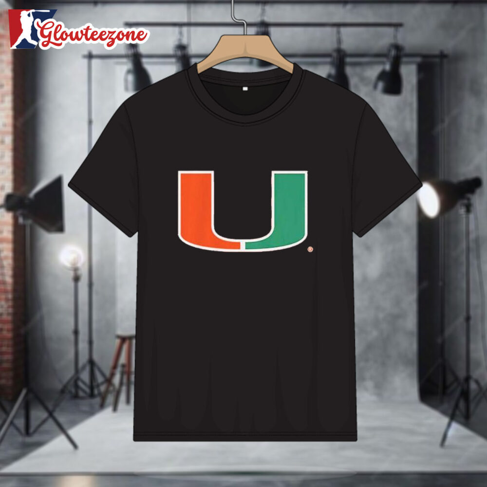 Miami Hurricanes Primary Logo T Shirt Sweatshirt Hoodie 1
