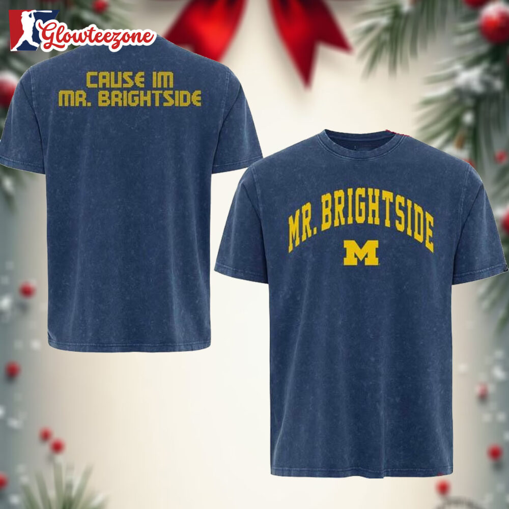 Michigan Wolverines Mr Brightside Angus Shirt