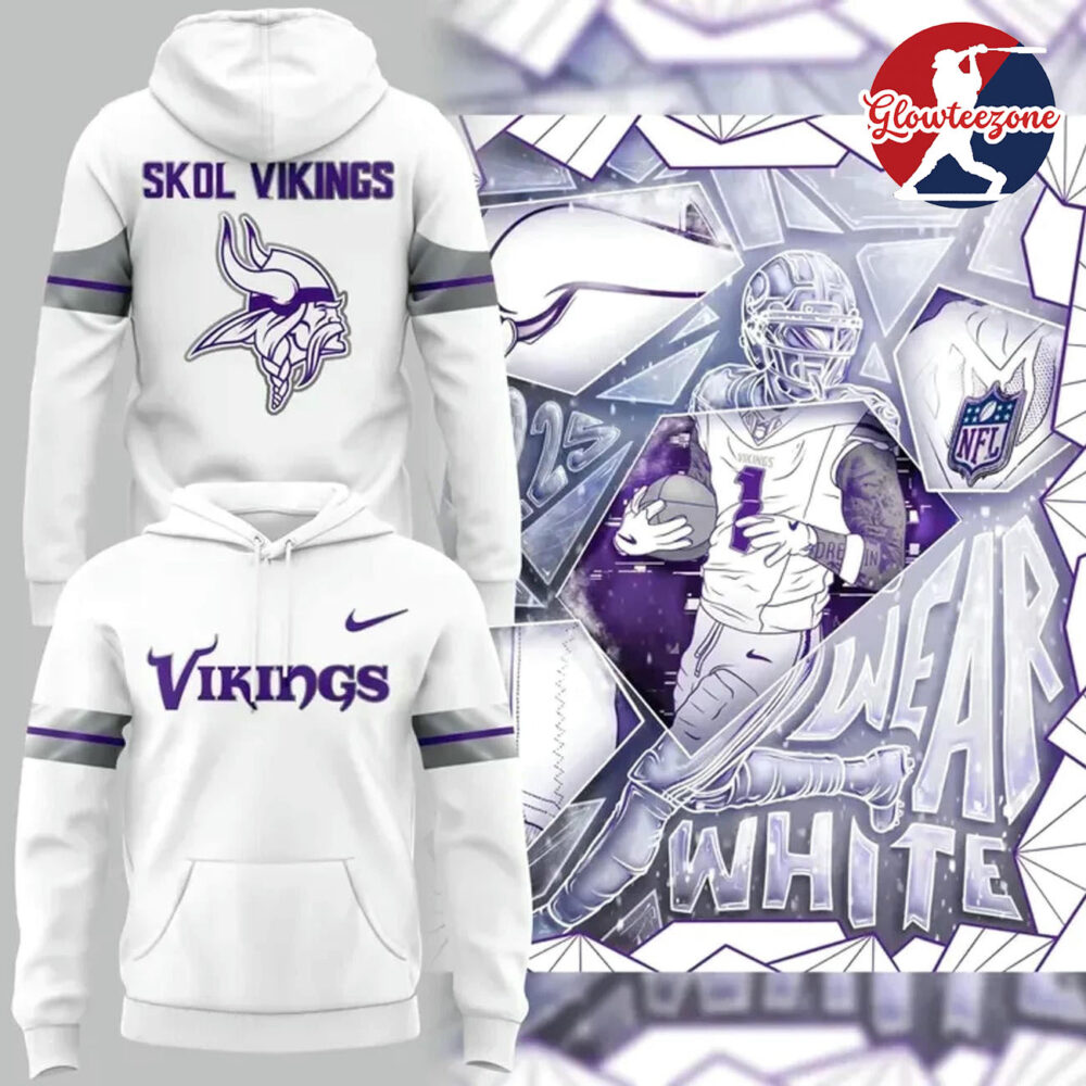 Minnesota Vikings Edition White Hoodie