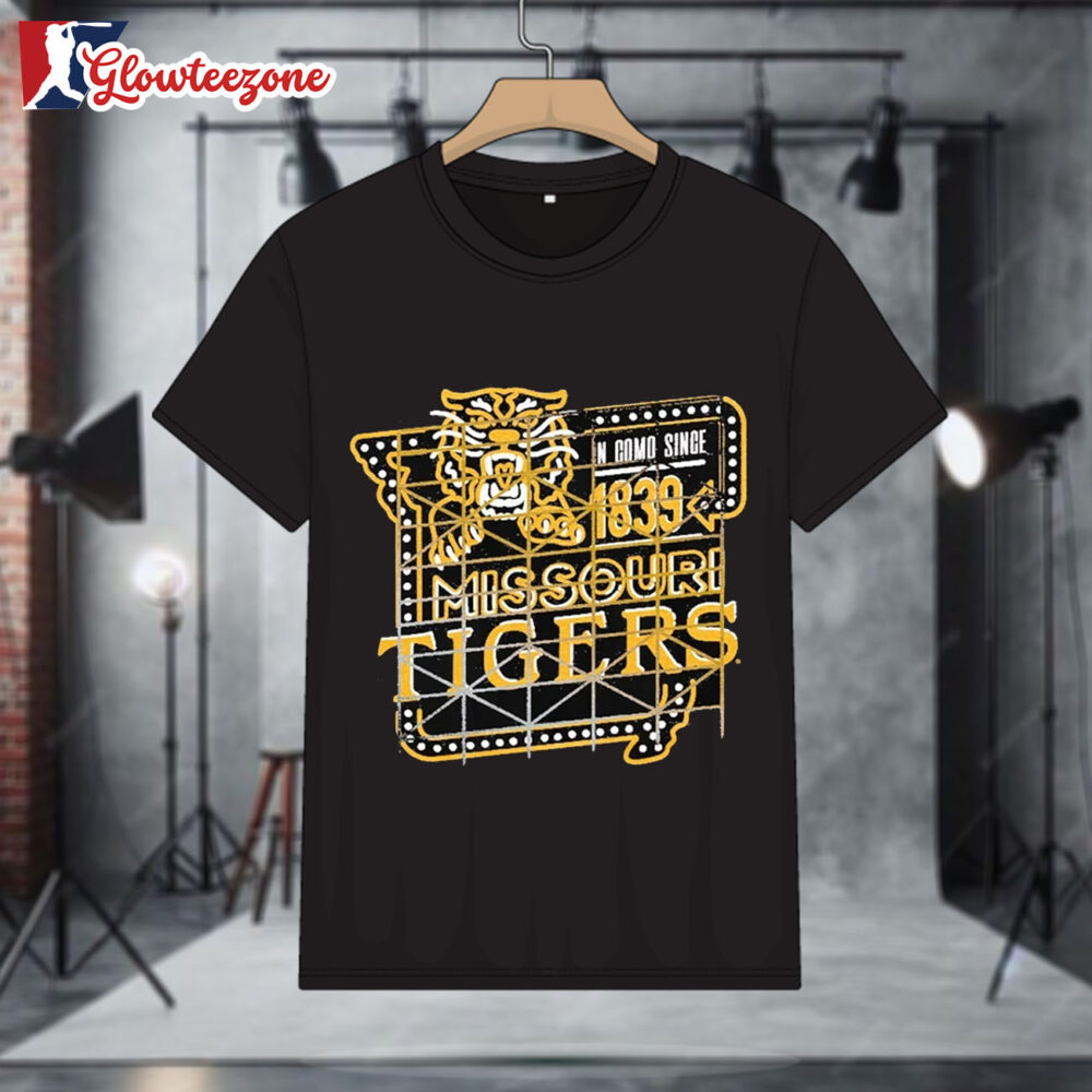 Missouri Tigers Light Up Sign Logo T Shirt Sweatshirt Hoodie 1