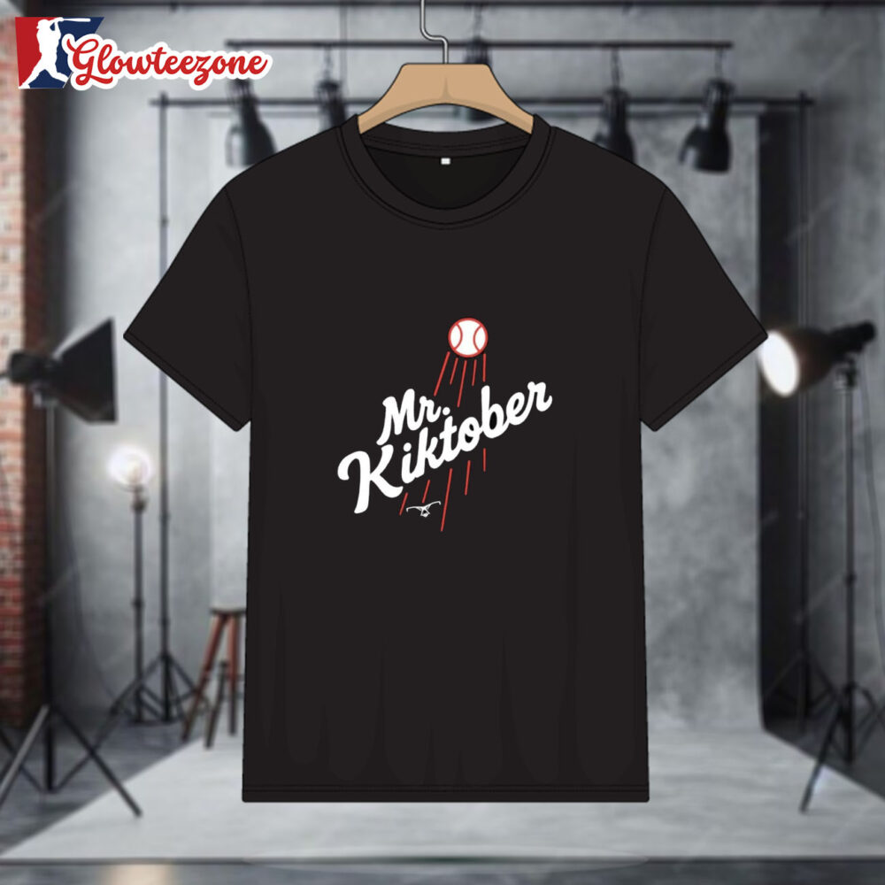 Mr Kiktober Reggie Jackson Los Angeles Dodgers Parody Logo Shirt 1