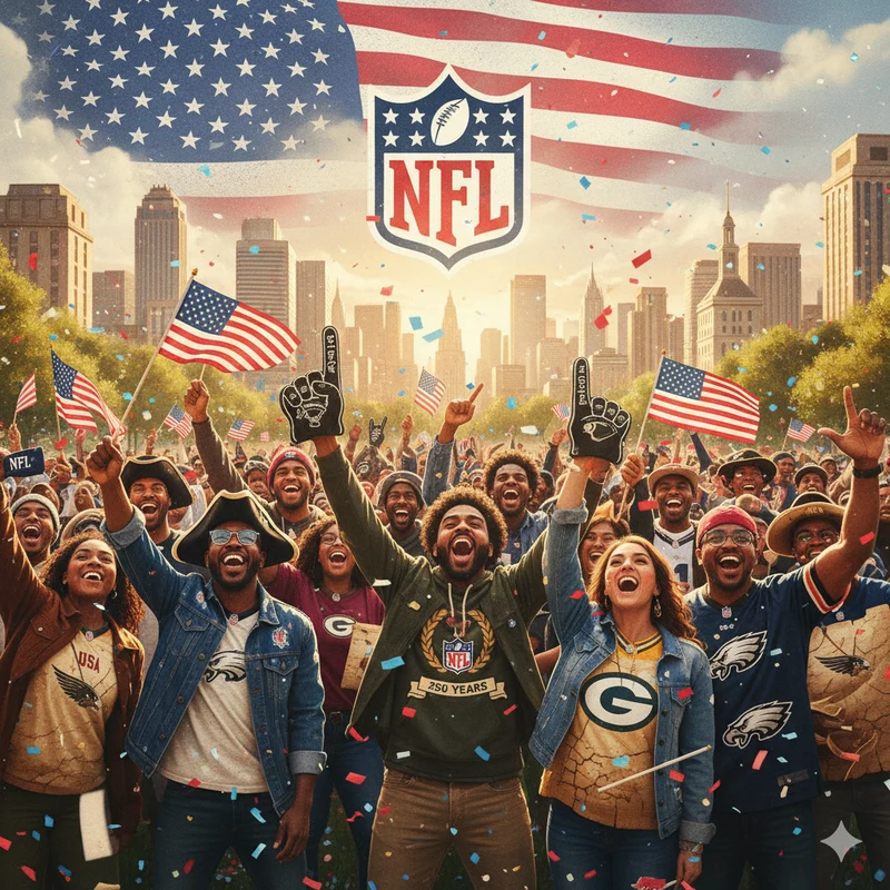 NFL American Spirit 250 Years Fan Apparel Hub