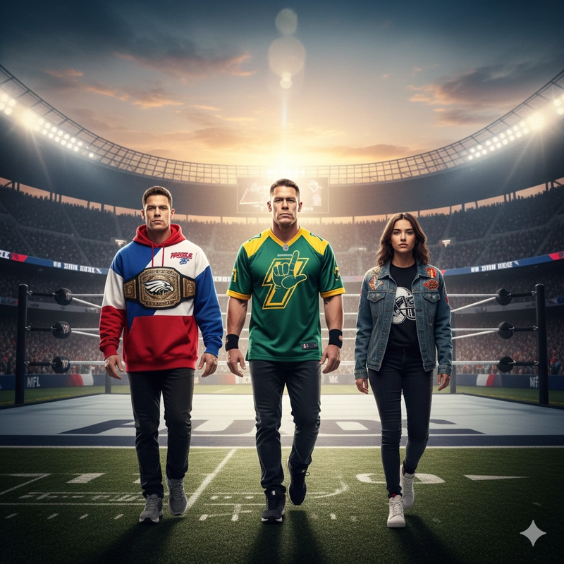 NFL John Cena Fan Apparel Collection Where Wrestling Energy Meets Football Style