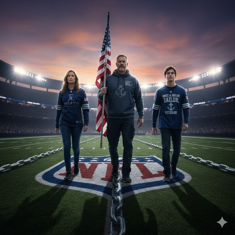 NFL Navy Veteran Apparel & Fan Gear Collection Honoring Service Through Game Day Style