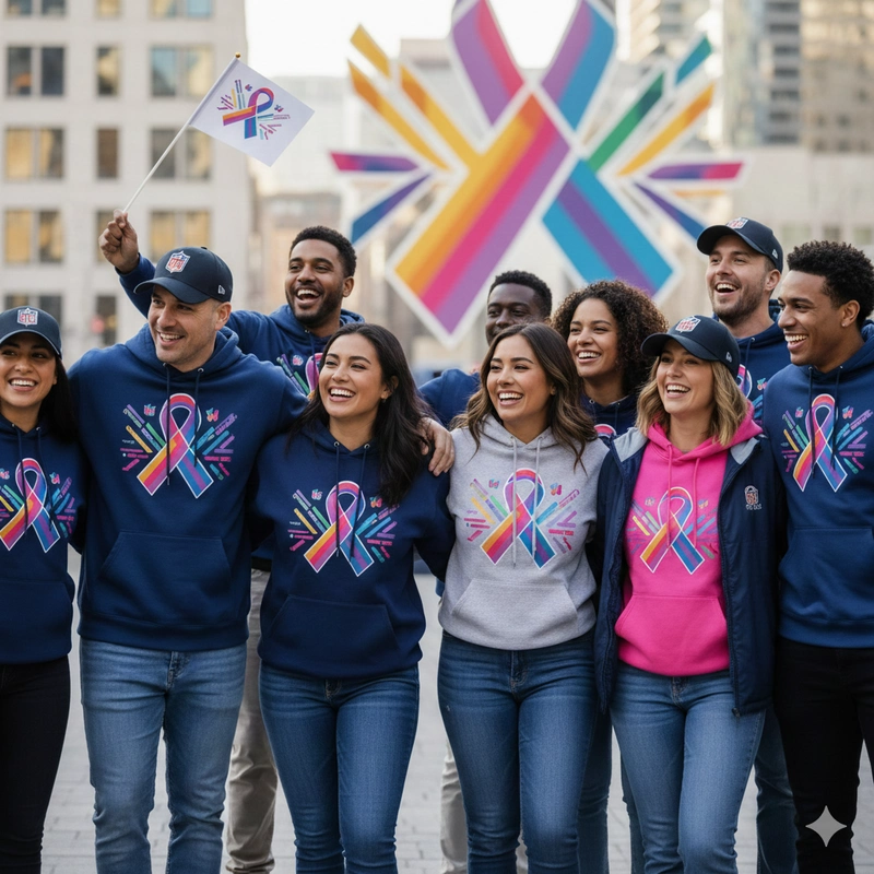 NFL x Crucial Catch Fans Gear and Awareness Style