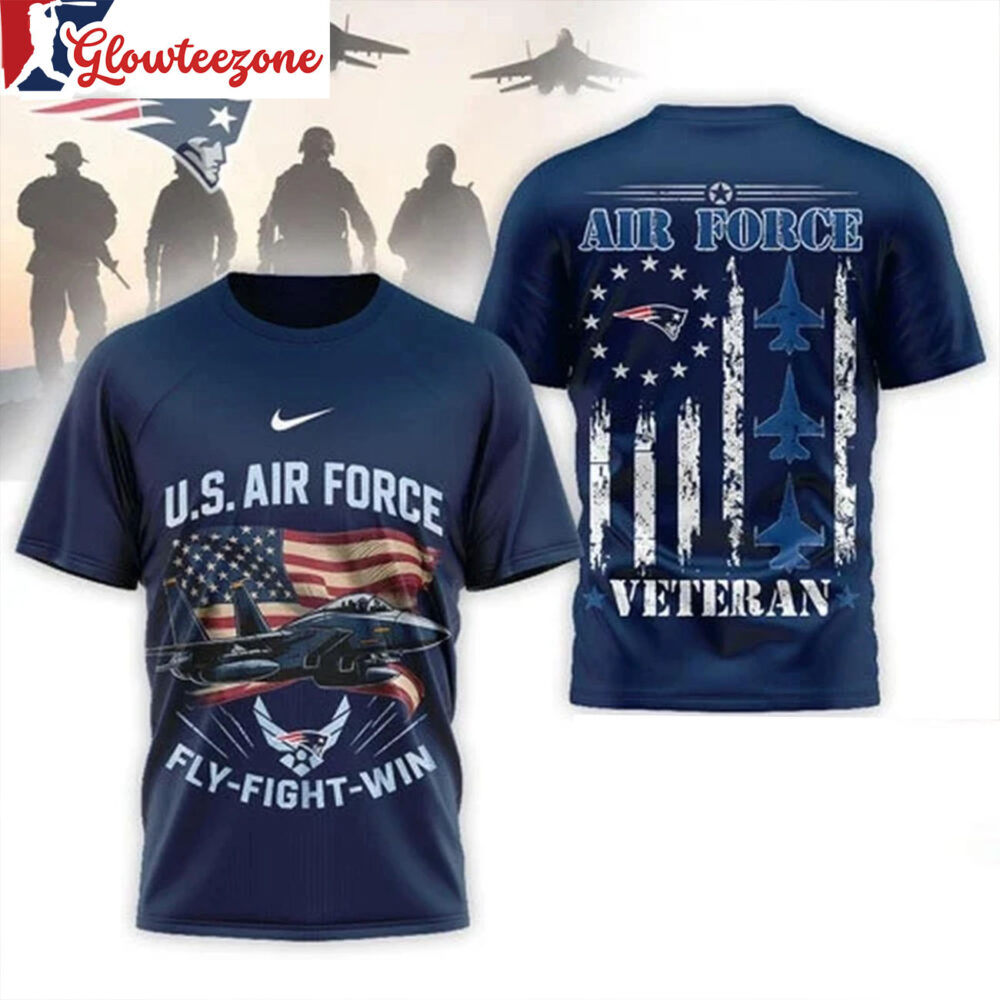 New England Patriots 2026 US Air Force Fly Fight Win Veteran Special Edition All Over Print Shirt
