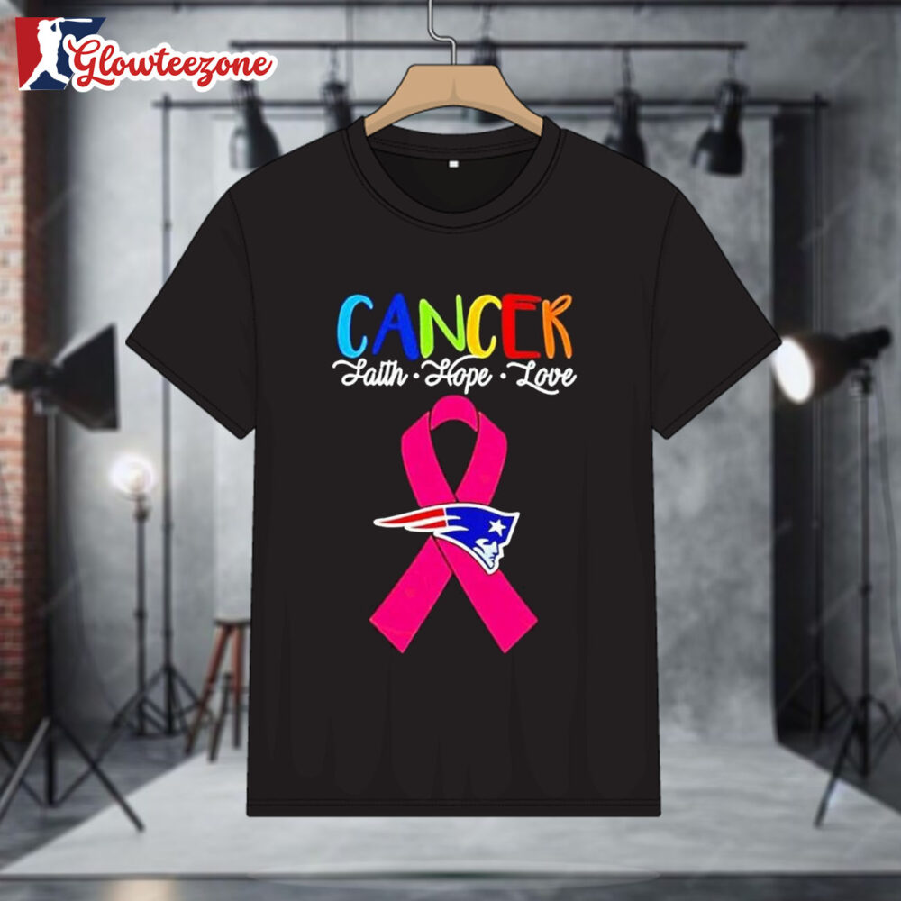 New England Patriots Cancer Faith Hope Love Shirt 1