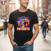 New England Patriots Go Patriots Usa Flag Vintage Shirt 2