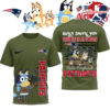 New England Patriots X Bluey Salute Veterans Limited Edition Shirt