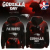 New England Patriots X Happy Godzilla Day Hoodie
