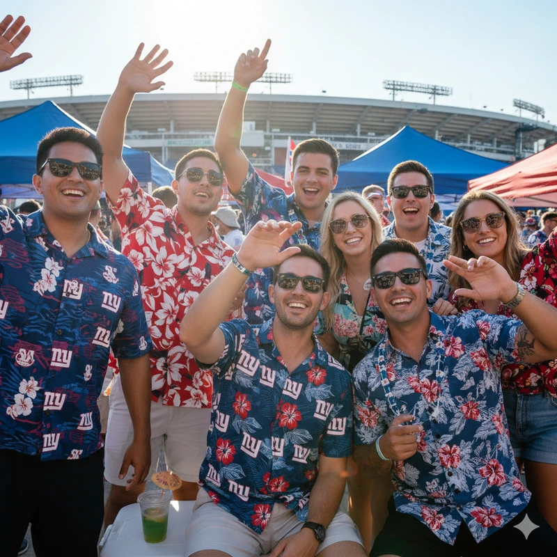 New York Giants Hawaiian Shirt Designs and Prints Fans