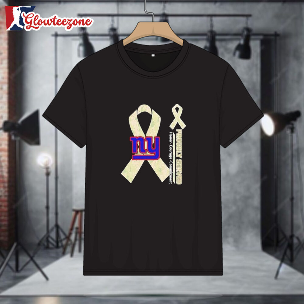 New York Giants Proudly Served Honor Courage Commitment T Shirt Sweatshirt Hoodie 1