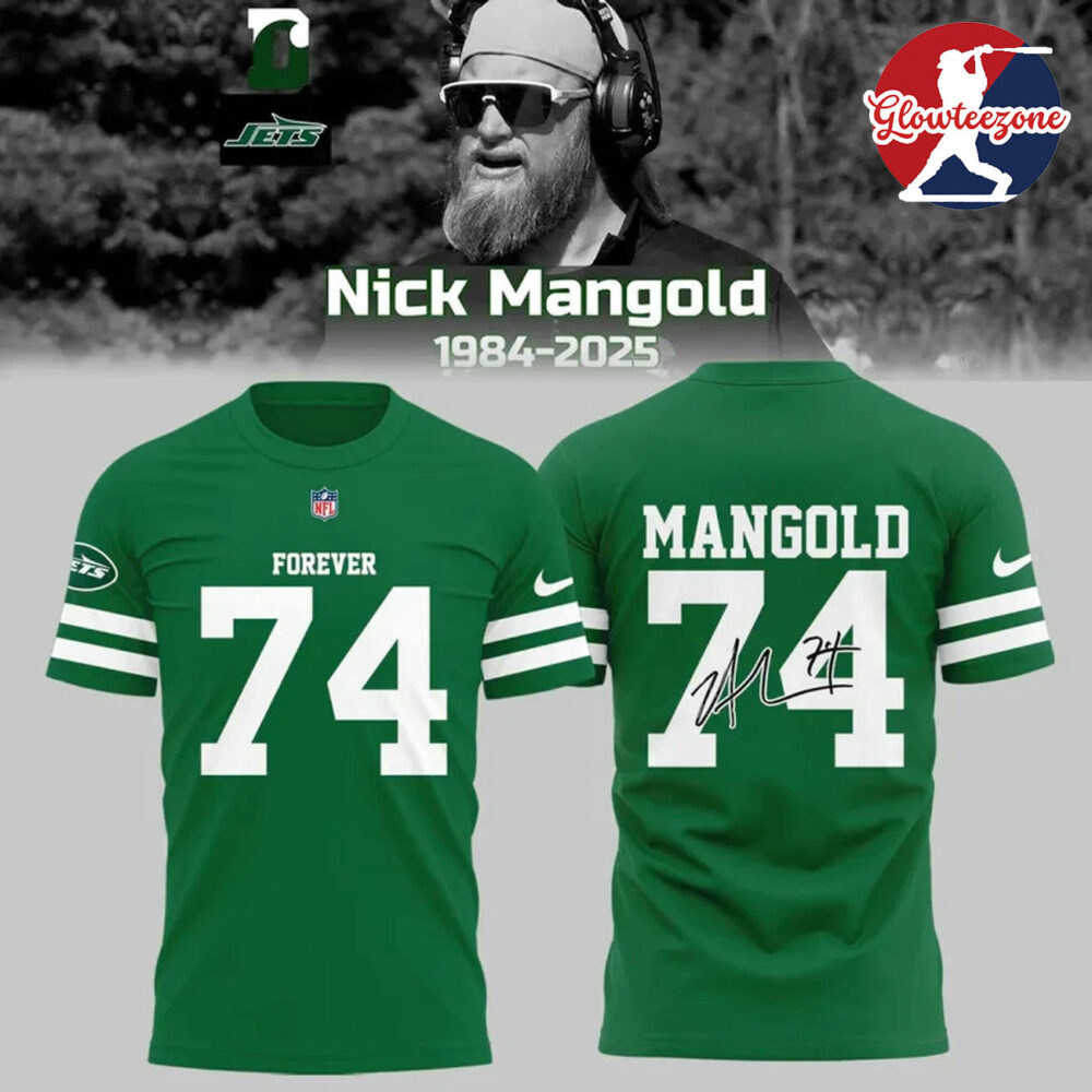 New York Jets x Nick Mangold A True Jet 74 Special Edition Shirt