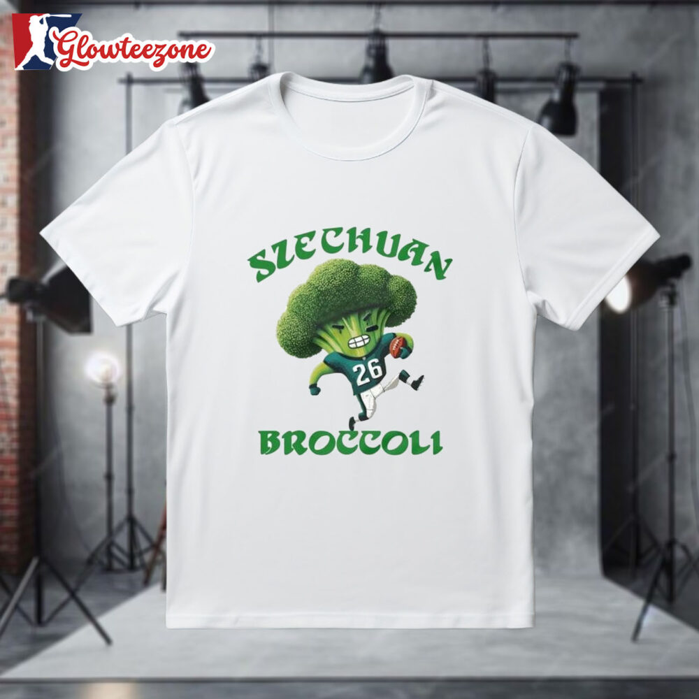 Official Saquon Barkley Philadelphia Eagles Philly Szechuan Broccoli T shirts 1