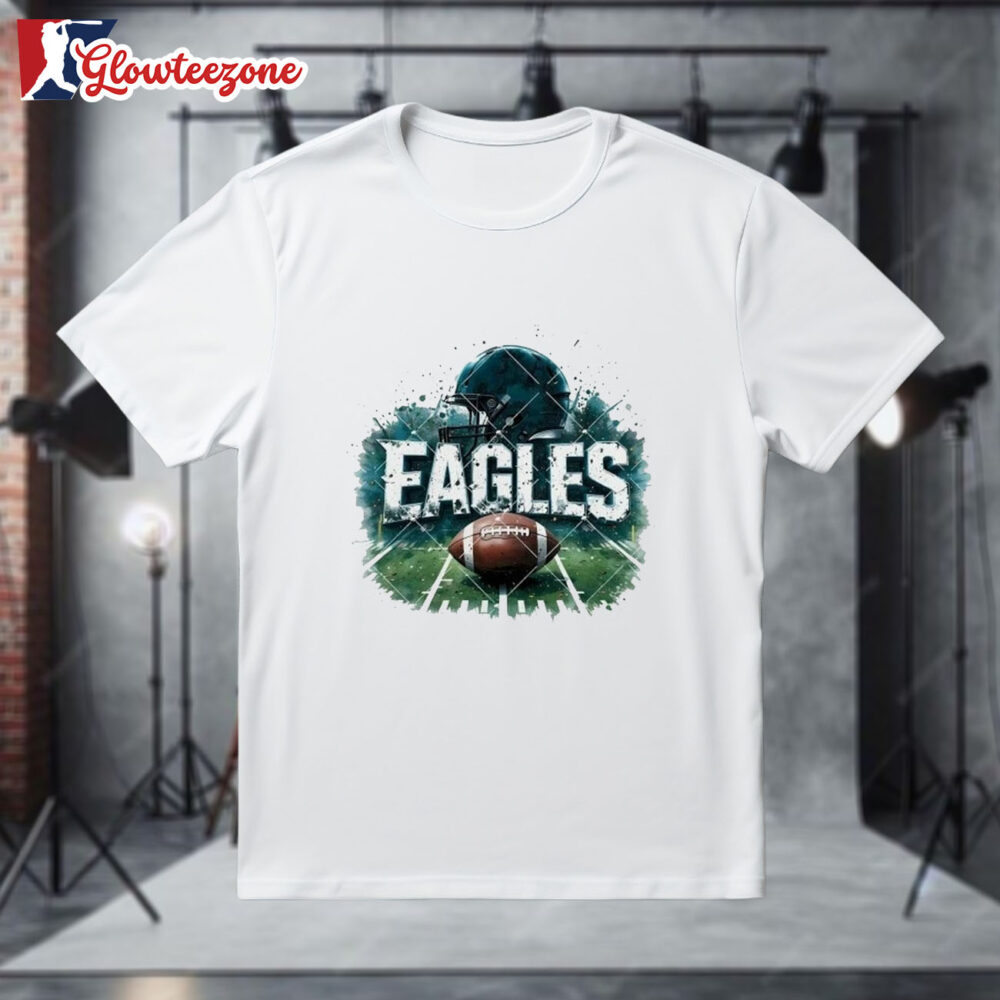 Original Philadelphia Eagles Football Logo Philadelphia Eagles Helmet T shirt 1