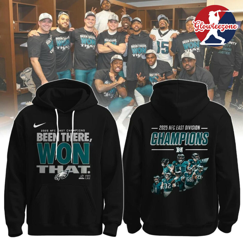 Philadelphia Eagles Back To Back NFC East Division Champions Edition Hoodie
