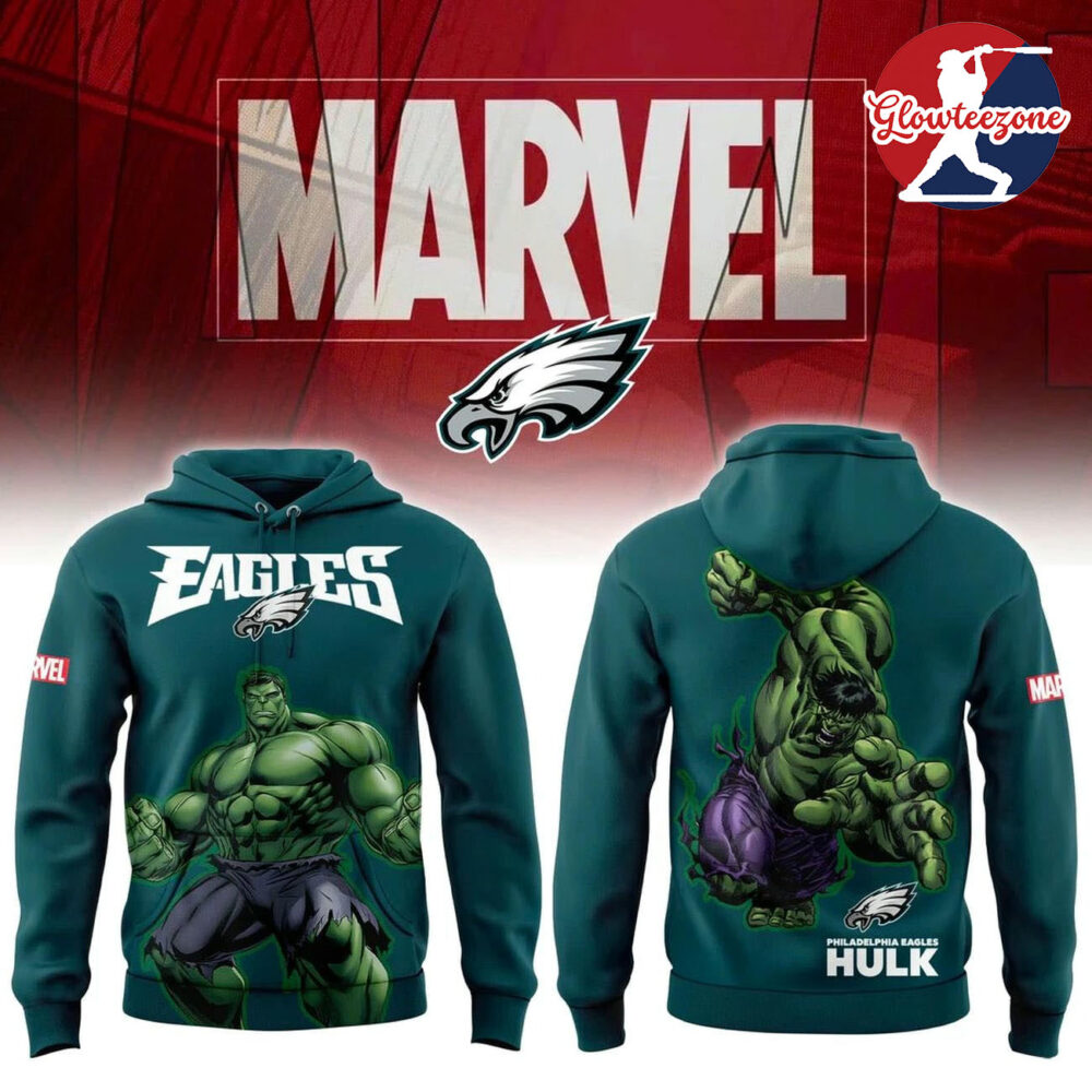 Philadelphia Eagles Hulk Marvel Edition Hoodie