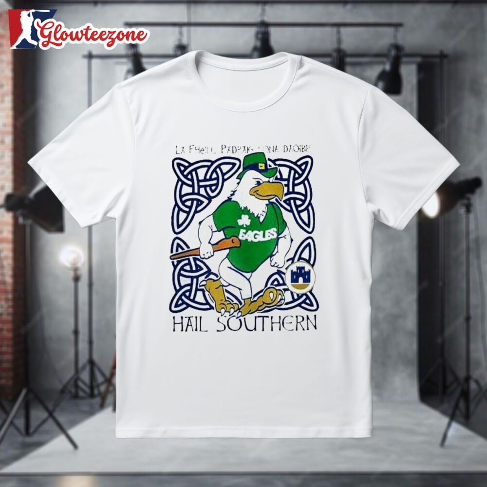 Philadelphia Eagles St Patricks Day Hail Southern Mascot Shirt 1