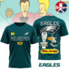 Philadelphia Eagles x Funny Beavis And Butt head Edition T shirt