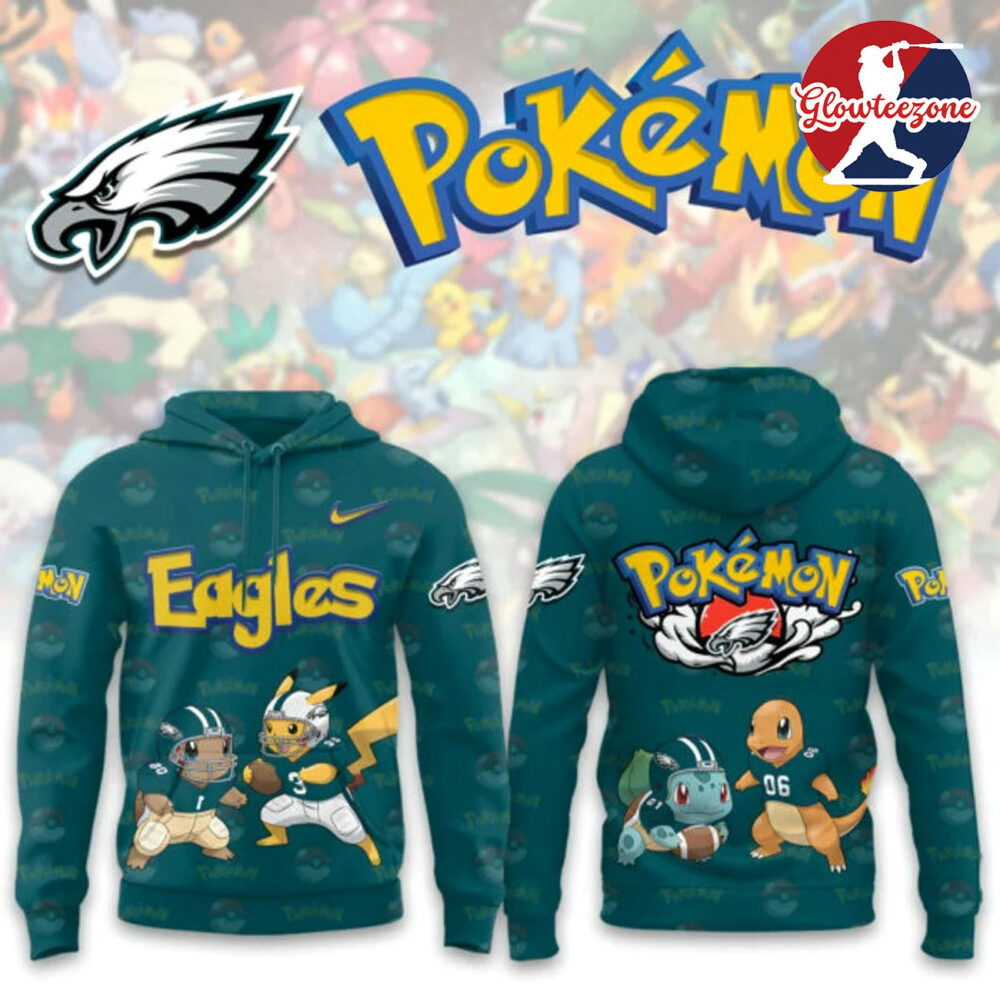 Philadelphia Eagles x Pokemon Edition Hoodie