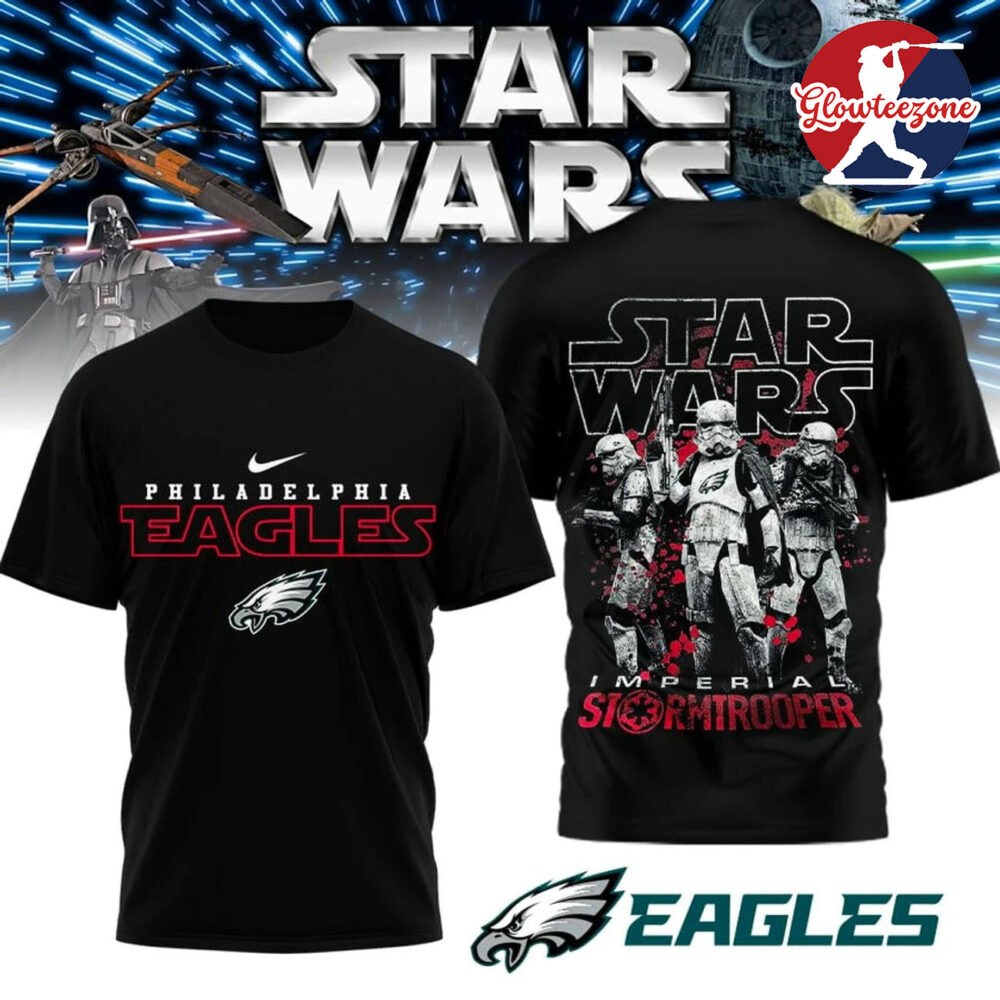 Philadelphia Eagles x Star Wars Imperial Stormtrooper T shirt