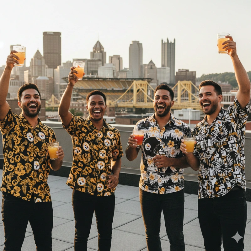 Pittsburgh Steelers Hawaiian Shirt Designs and Prints