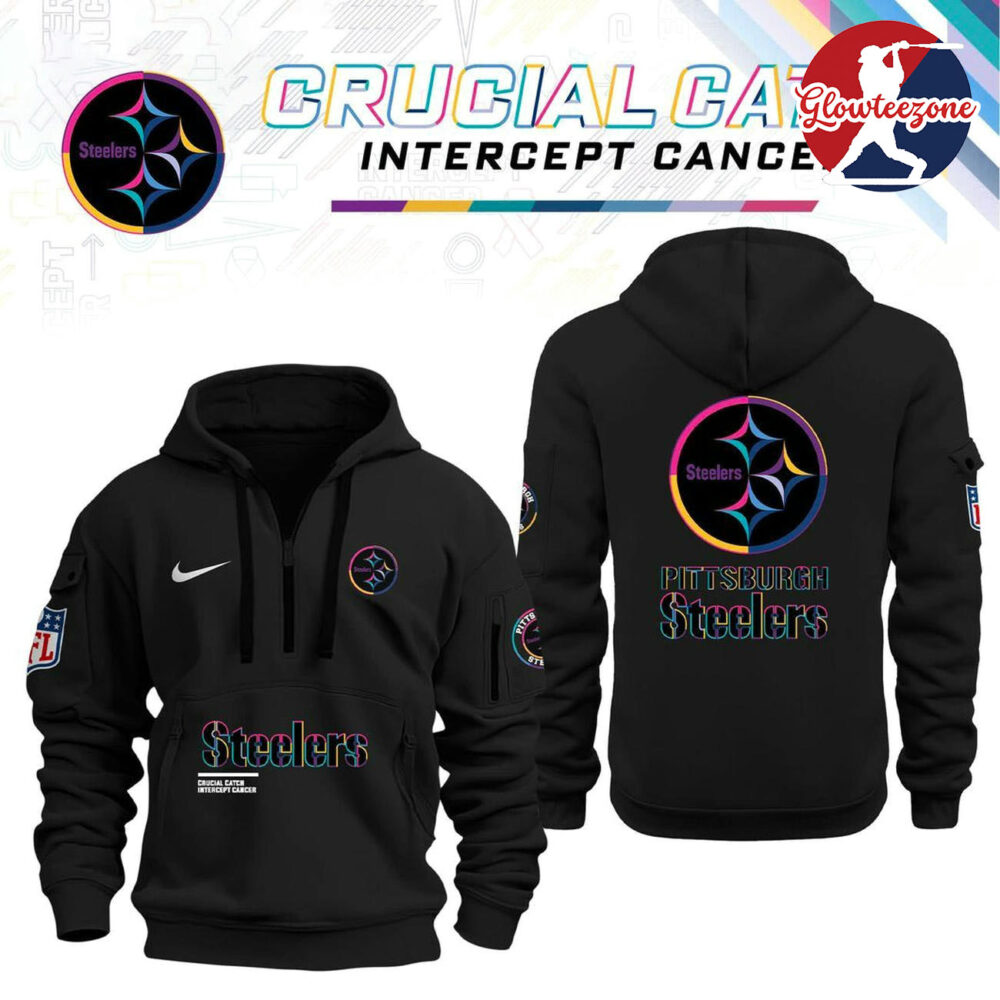 Pittsburgh Steelers x Crucial Catch Intercept Cancer Limited Edition Hoodie