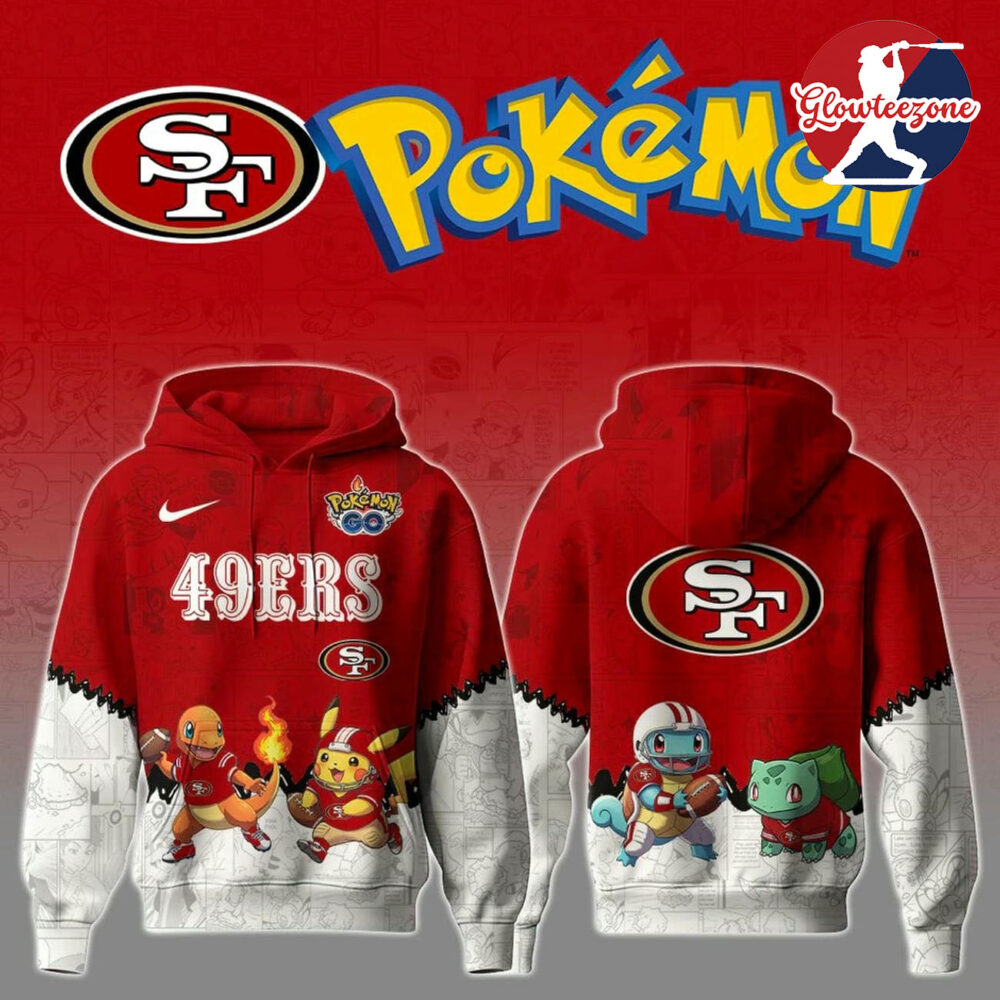 San Francisco 49ers Pokemon Limited Edition Hoodie