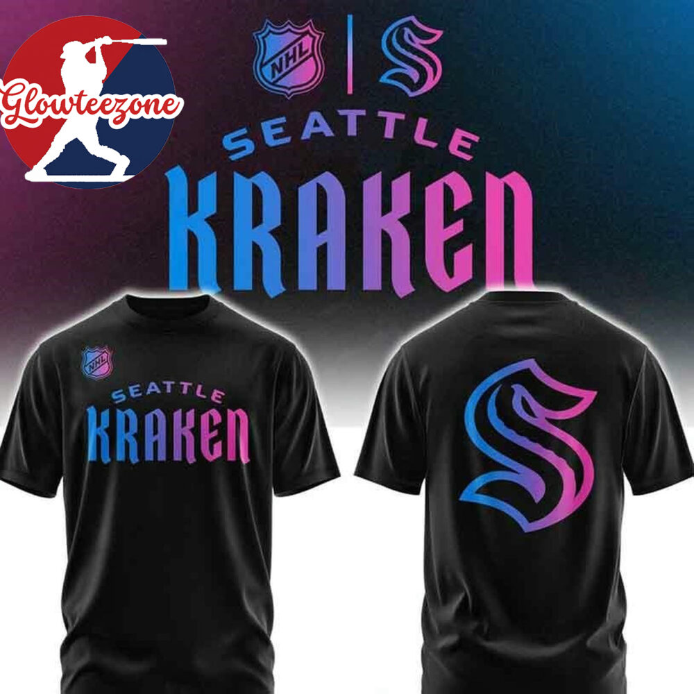 Seattle Kraken Cyberpunk Vibe 2026 Night Two Sided Shirt