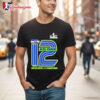 Seattle Seahawks 12 As On 2026 Super Bowl LX Champions Shirt 2