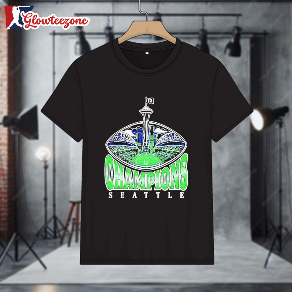 Seattle Seahawks 12 As One World Champions Stadium Shirt 1