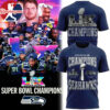 Seattle Seahawks 2026 Super Bowl LX Champions Two Sided Shirt