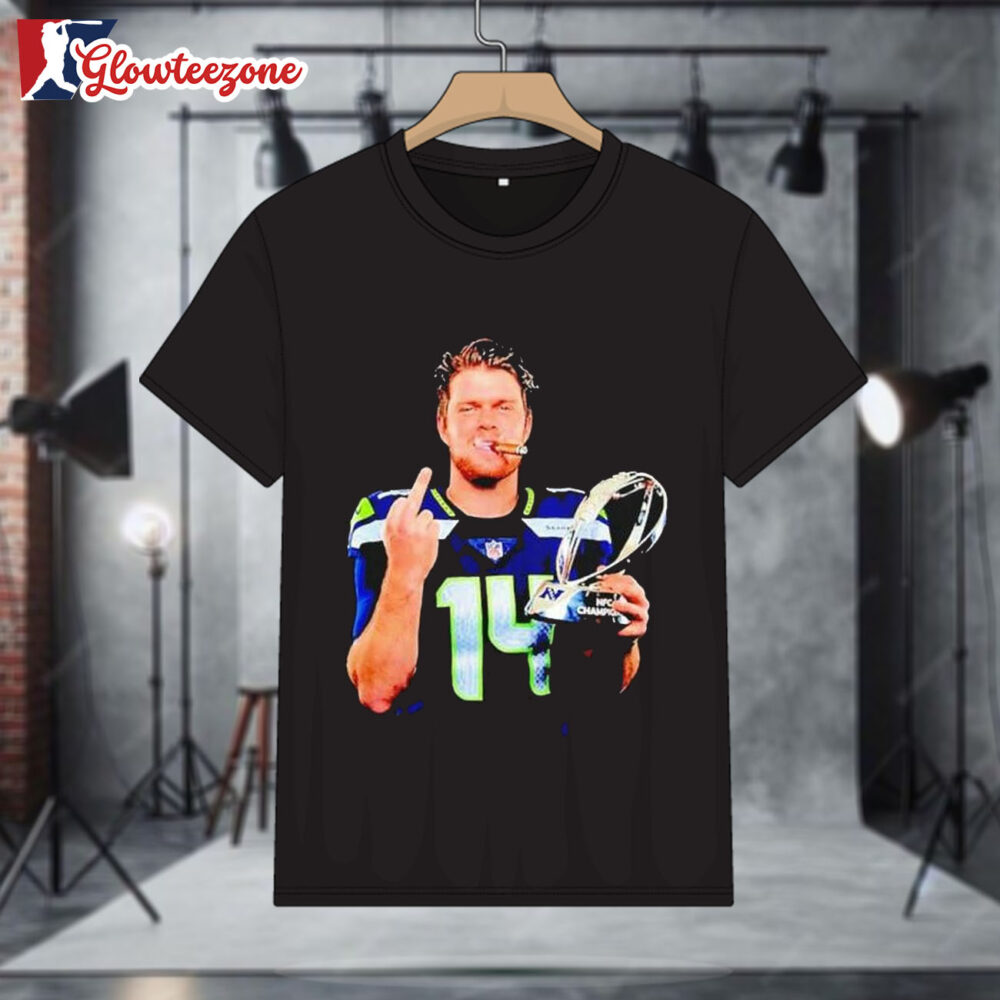 Seattle Seahawks Champions Sam Darnold Smoking Shirt 1