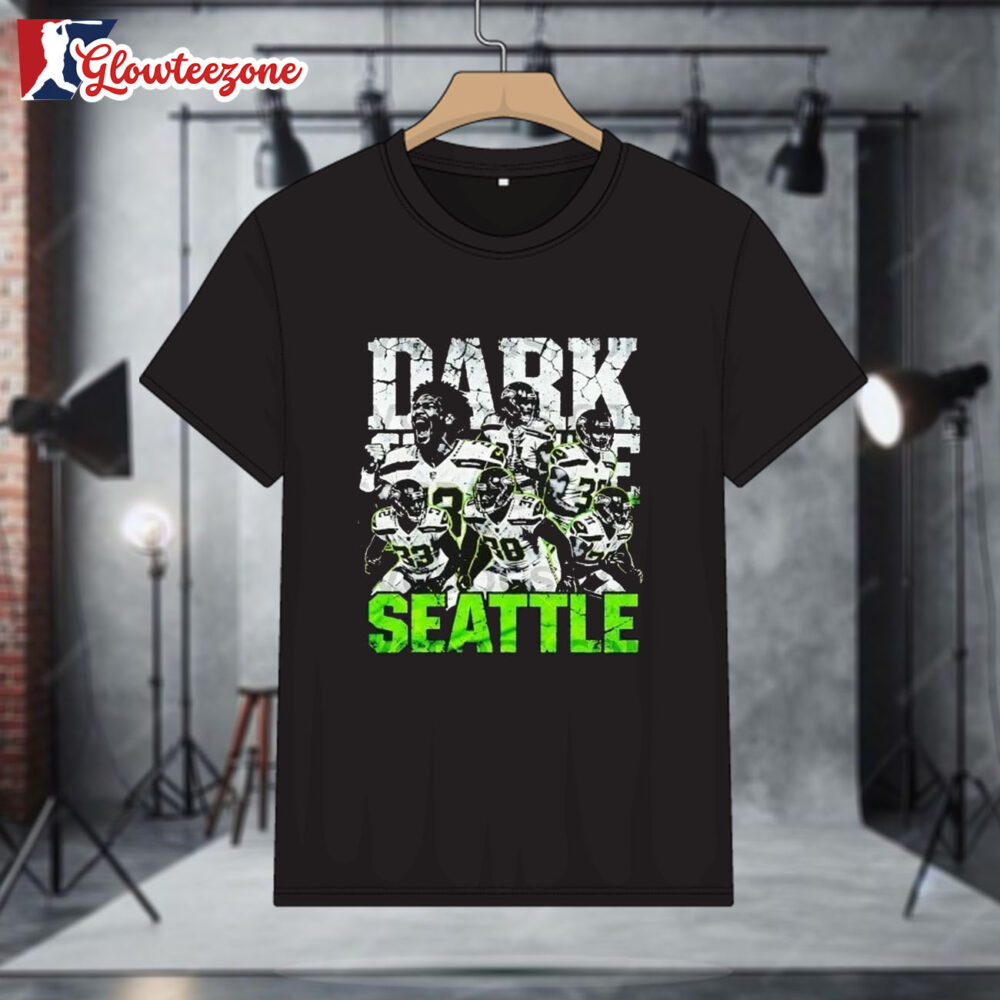 Seattle Seahawks Dark Seattle Team T shirt 1
