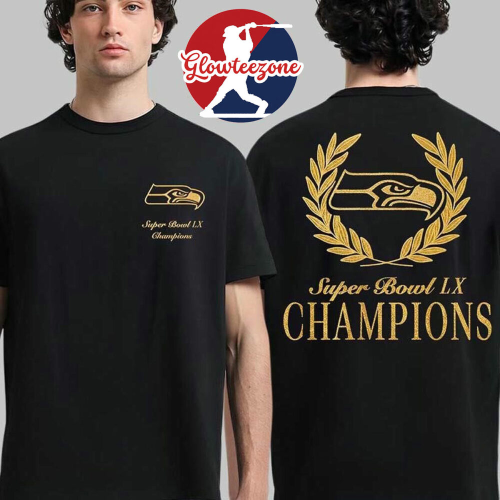 Seattle Seahawks Fanatics Super Bowl LX Champions 2026 Usa 250 Gold Standard Two Sided Shirt