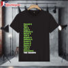 Seattle Seahawks Football The Champs List Shirt 1