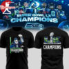 Seattle Seahawks Super Bowl Champions 2025 Blitz The Hawks Two Sided Shirt