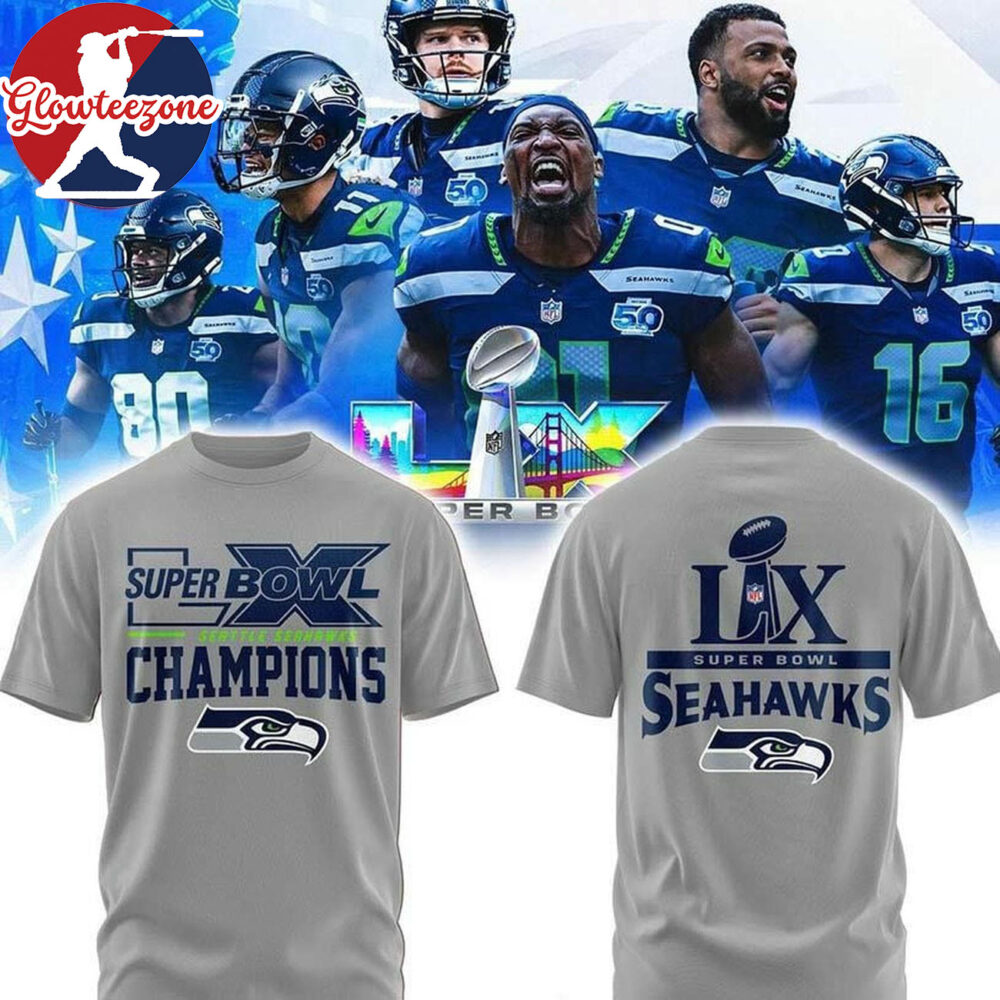 Seattle Seahawks Super Bowl Champs 2025 Thank You Team Two Sided Shirt