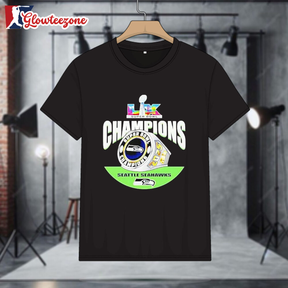Seattle Seahawks Super Bowl LX Champions Ring Shirt 1