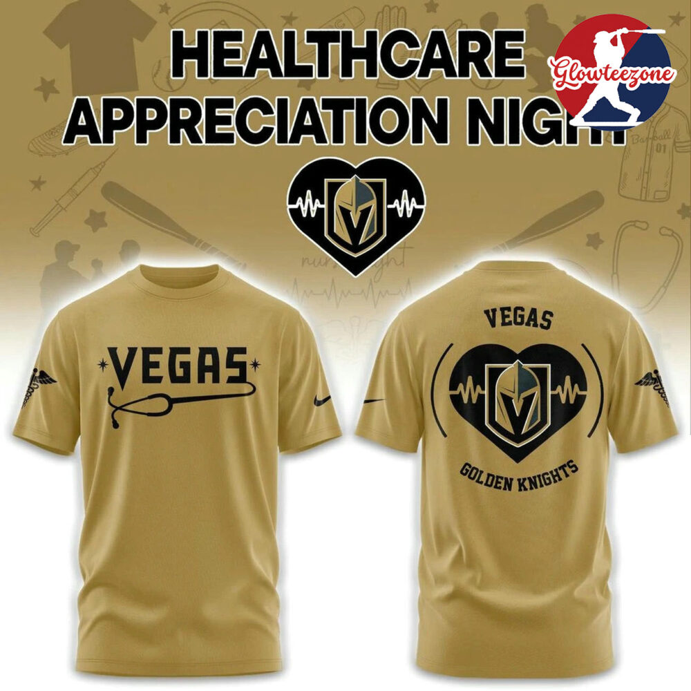 Vegas Golden Knights Healthcare Appreciation Night Edition 3D T Shirt Sweatshirt Hoodie