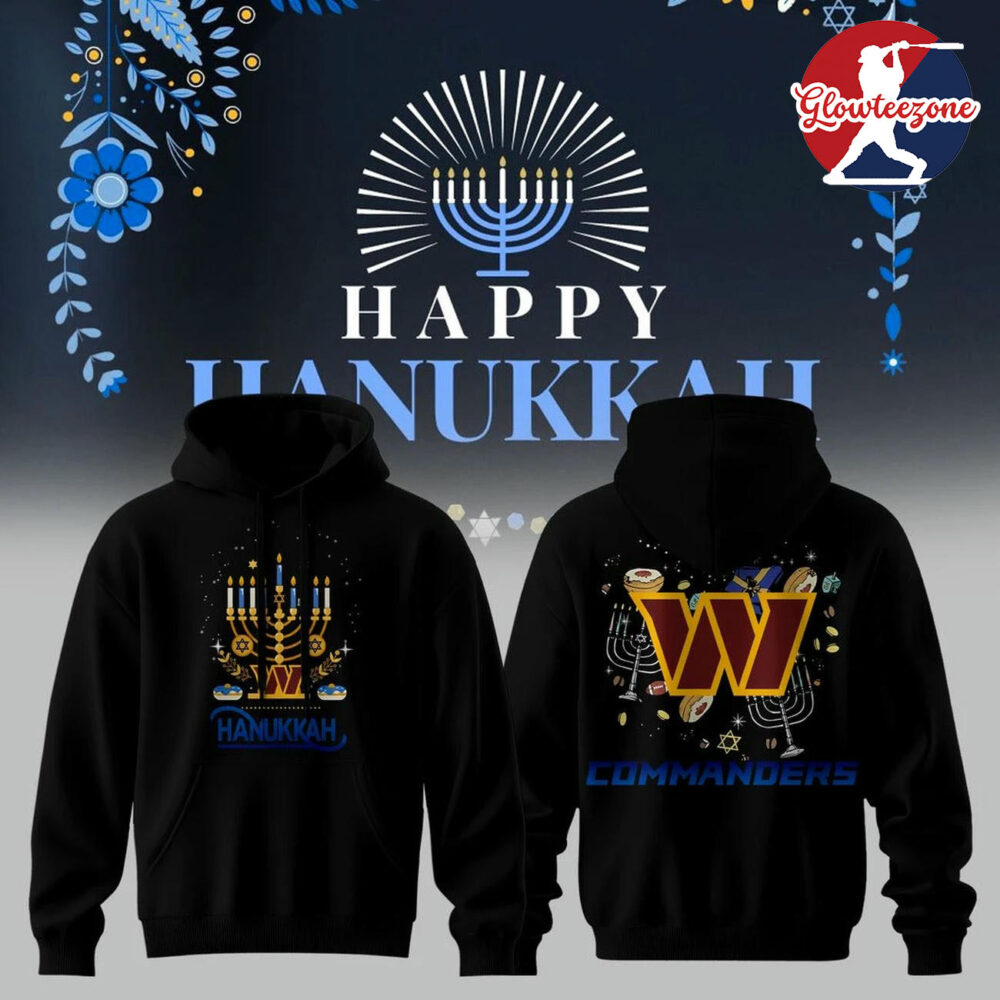 Washington Commanders Hanukkah Just Got Better Hoodie