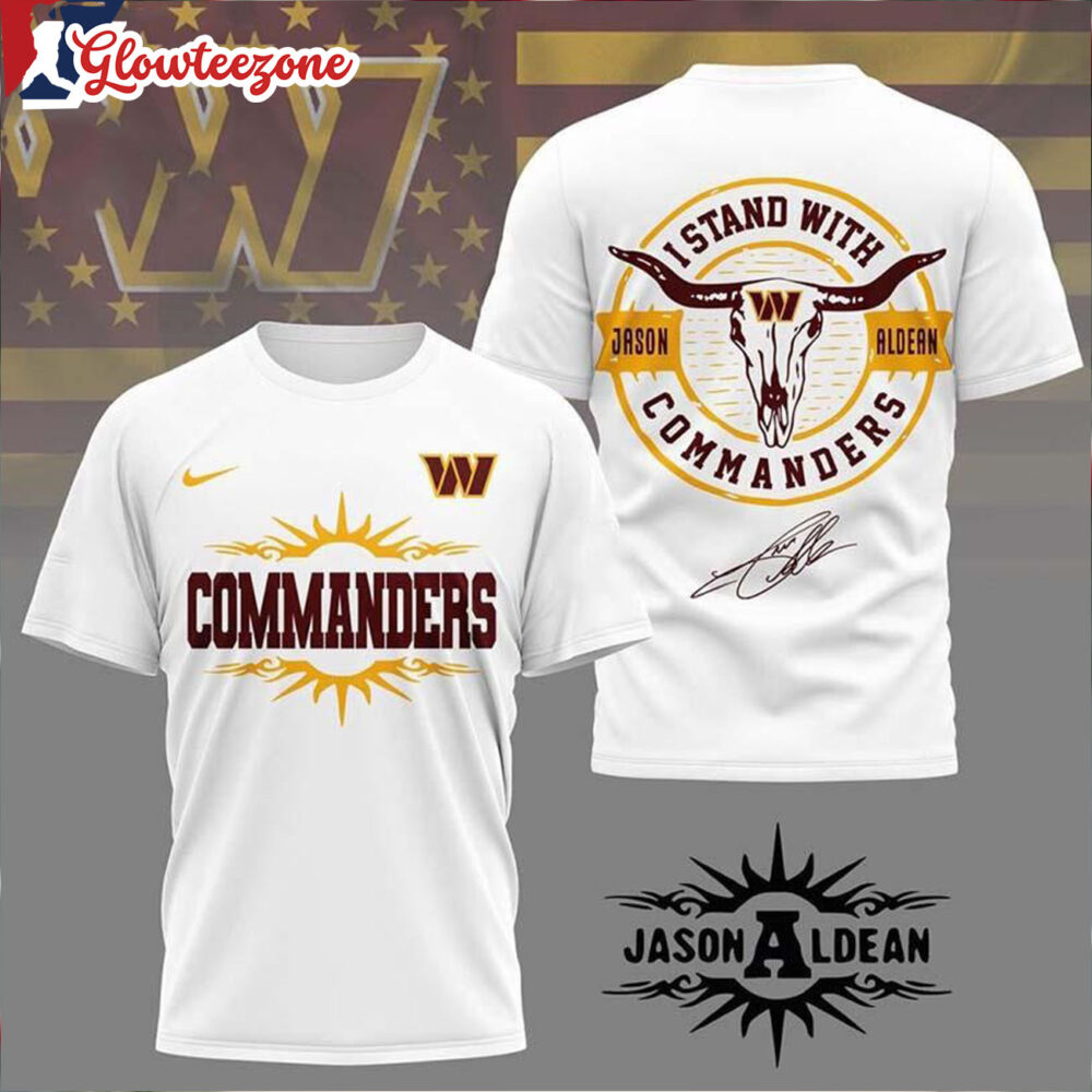 Washington Commanders NFL Jason Aldean All Over Print Shirt
